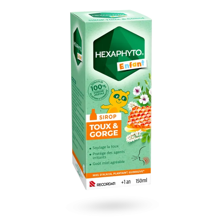Hexaphyto enfant sirop toux sèche/grasse 150 ml