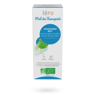 Mal des transports Léro gingembre Bio spray buccal 20 ml