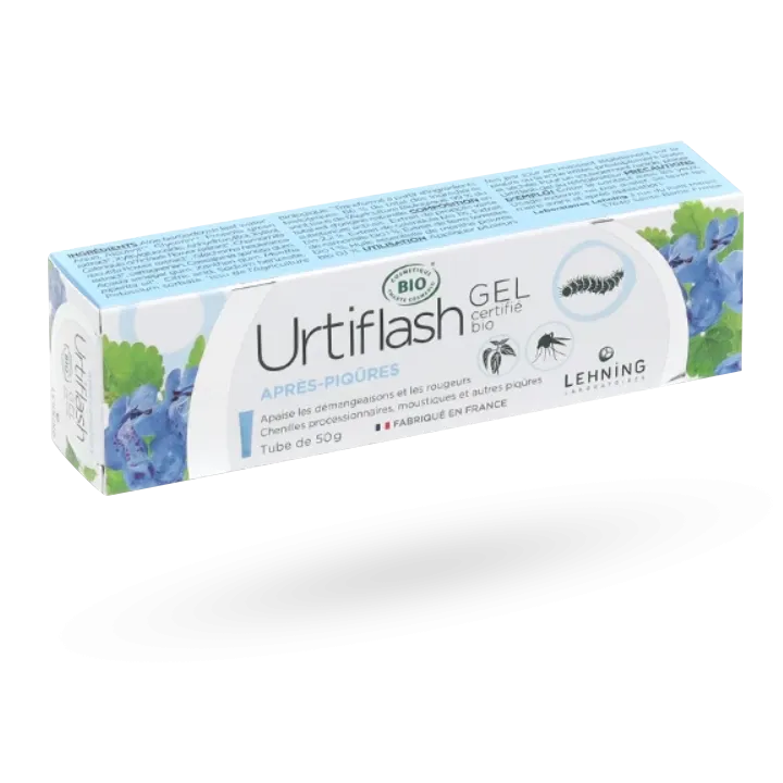 Urtiflash gel après piqûres BIO Lehning insectes végétaux 50 g