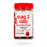 Mag 2 Nervosité & Fatigue magnésium vitamine B6 - 45 gommes framboise
