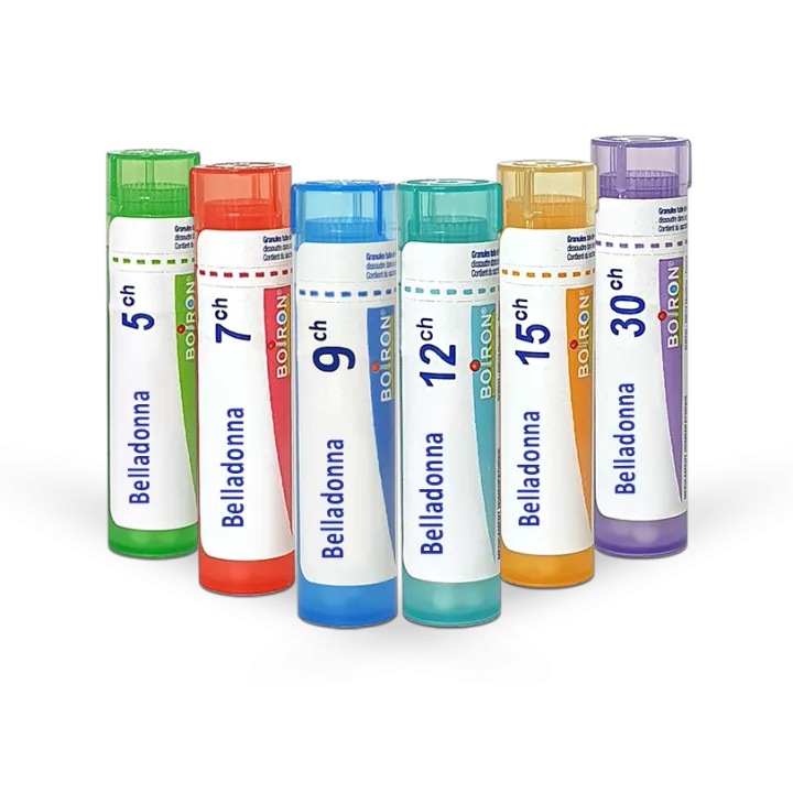 Belladonna Boiron tubes granules - 5 CH 7 CH 9 CH 12 CH 15 CH 30 CH