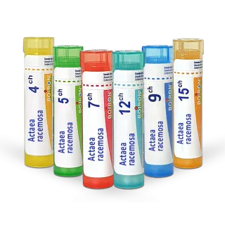 Actaea racemosa Boiron tubes granules et doses - 4 CH 5 CH 7 CH 9 CH 12 CH 15 CH