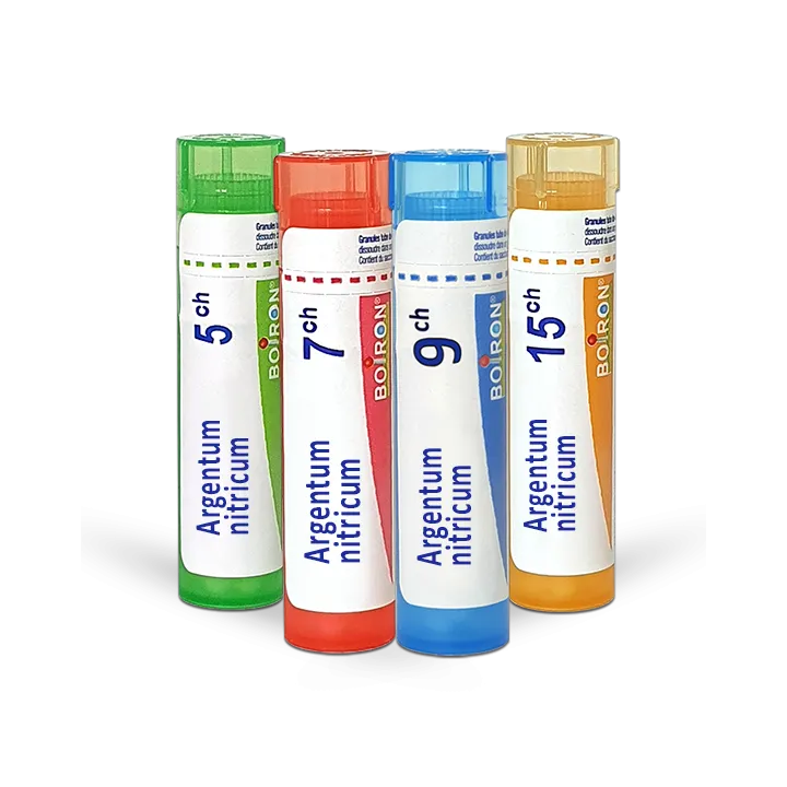 Argentum nitricum Boiron tube granules - 5 CH 7 CH 9 CH 15 CH