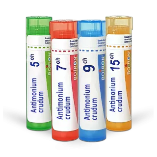 Antimonium crudum Boiron tubes granules - 5 CH 7 CH 9 CH 15 CH