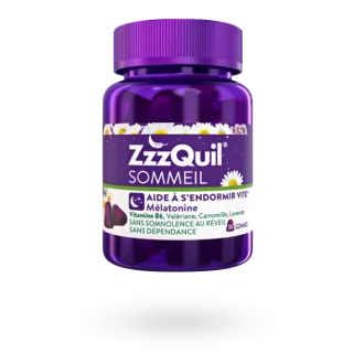 ZzzQuil Sommeil mélatonine 30 gummies