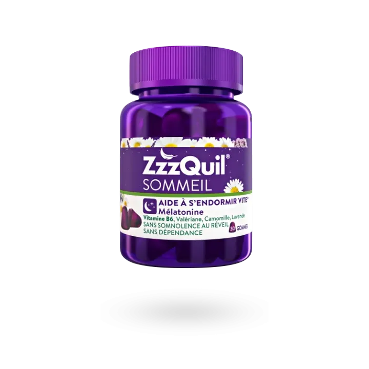 ZzzQuil Sommeil mélatonine 30 gummies