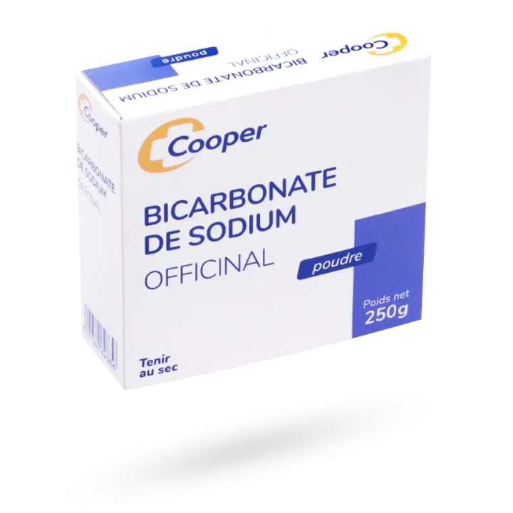 Bicarbonate de sodium Cooper officinal - 250 g bicarbonate de soude)