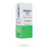 Vitabact collyre 0,05 % Chlorhydrate de picloxydine - Flacon 10 ml