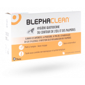 Blephaclean hygiène contour de l'oeil et paupières - 20 lingettes stériles