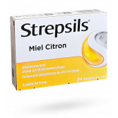 Strepsils miel citron pastilles à sucer maux de gorge