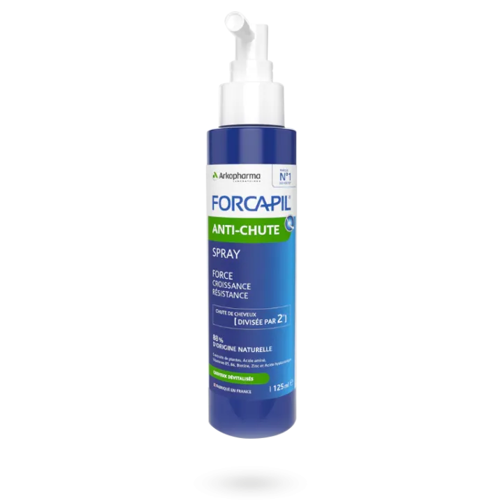Forcapil spray anti-chute cheveux dévitalisés Arkopharma 125 ml