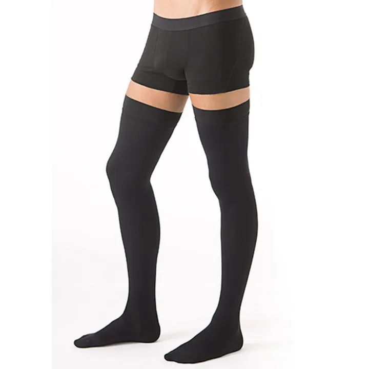 Sigvaris Essentiel Microfibre bas de contention auto-fixants homme Morpho (-)
