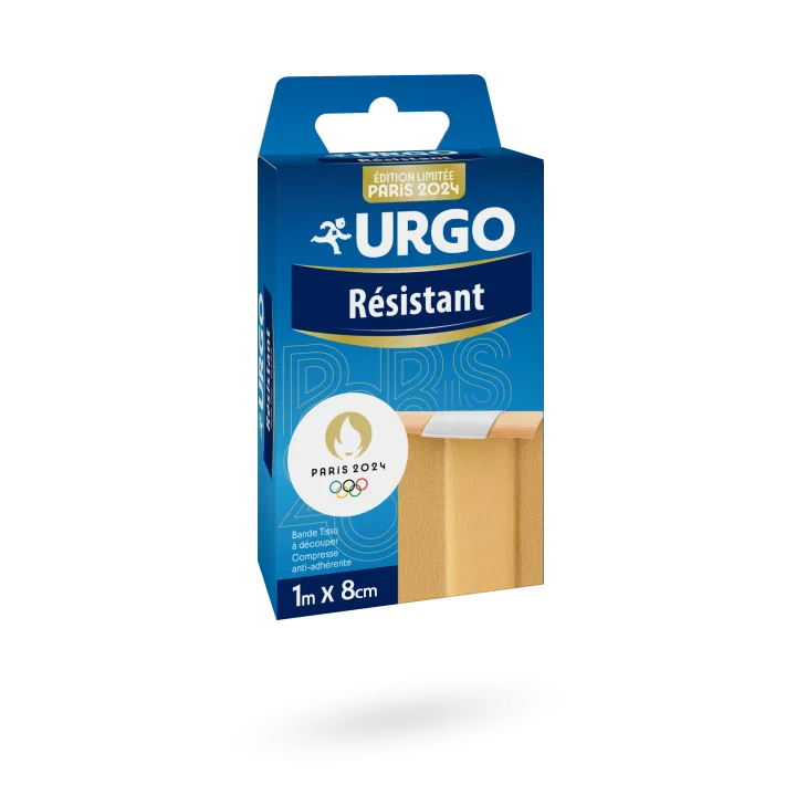 Urgo Résistant bande en tissu à découper 1m x 8cm