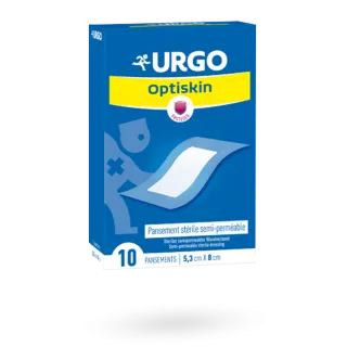 Urgo Optiskin pansement stérile semi-perméable 10 pansements 5,3cm x 8cm