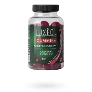 Luxéol gummies Force & Croissance 60 gummies framboise