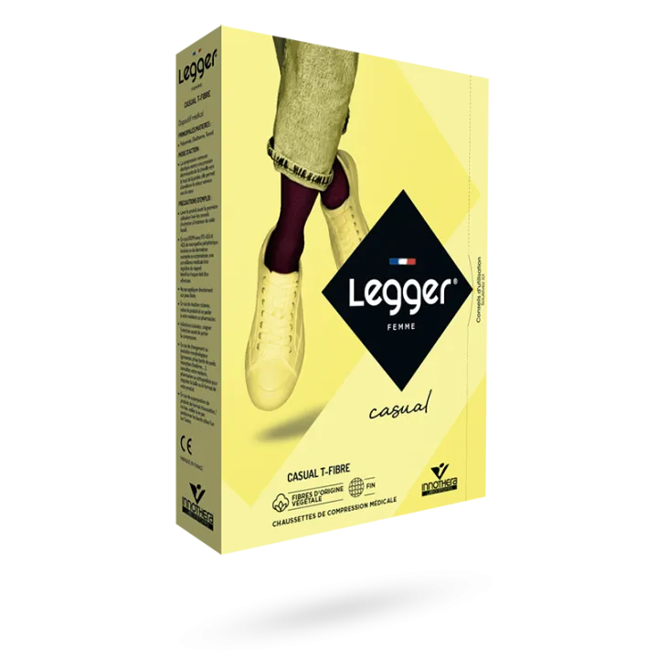 Legger Femme Casual T-Fibre chaussettes de contention Innothera Classe II