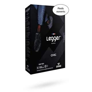 Legger Homme Chic Tech chaussettes de contention pieds ouverts Innothera Classe II