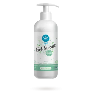Gel lavant bébé Aloe vera & Calendula BIO Wellpharma 500 ml