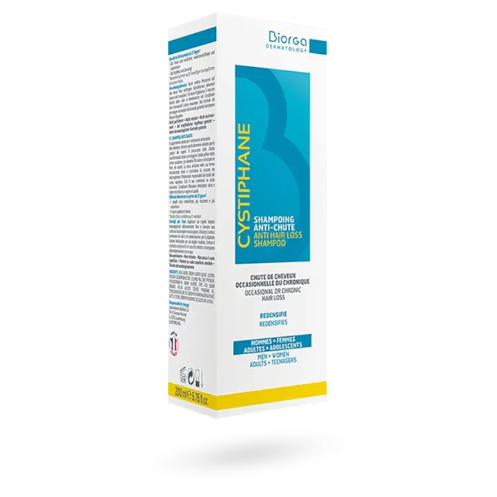Cystiphane shampoing anti-chute de cheveux Biorga 200 ml