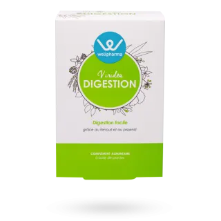 Viridea Digestion Wellpharma digestion difficile 60 gélules