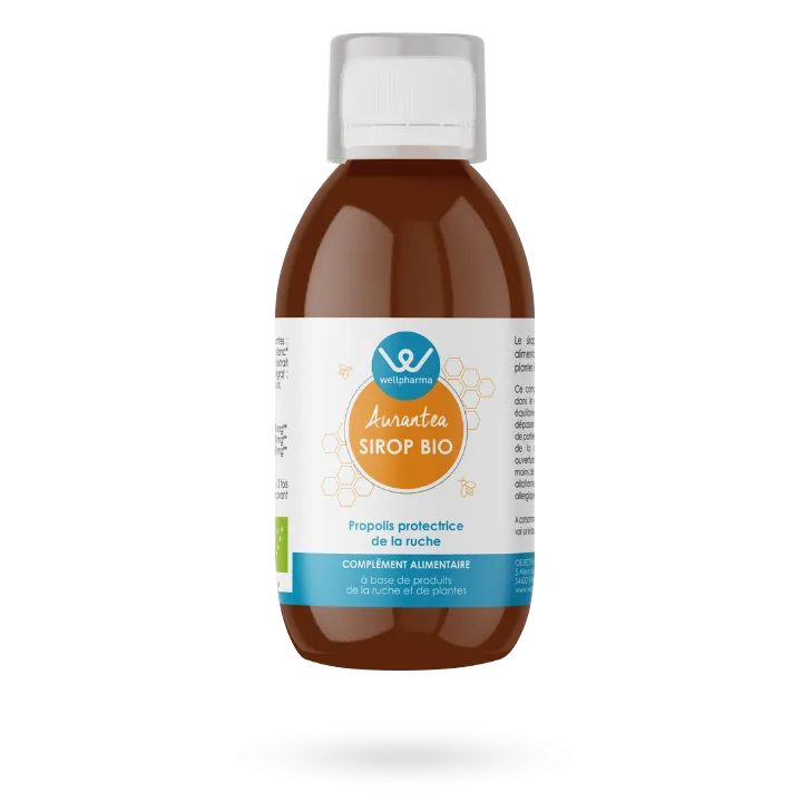 Aurantea sirop Propolis BIO Wellpharma système immunitaire 125 ml