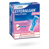 Efferalgan paracétamol 250 mg granulés fraise - 10 sachets