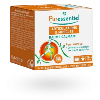 Puressentiel baume calmant articulations et muscles pot 30 ml