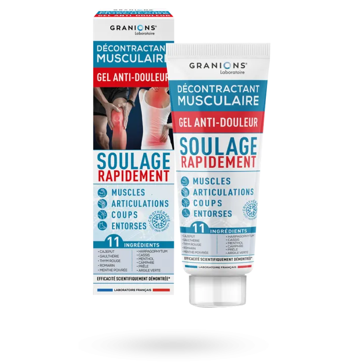 Granions Décontractant musculaire gel anti-douleur 100 ml