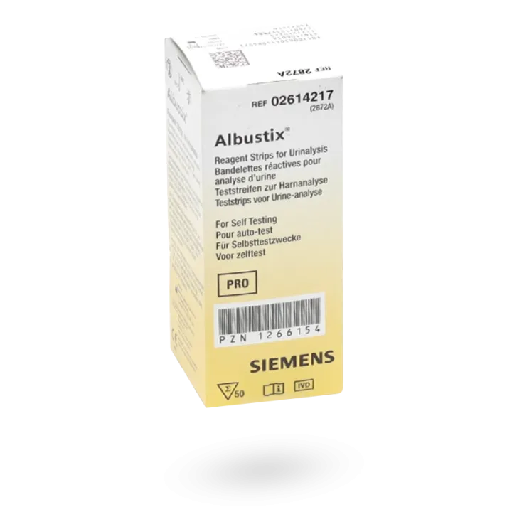 Albustix bandelettes réactives Siemens 50 bandelettes
