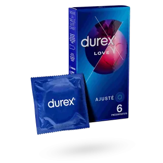 Durex Love préservatifs faciles à mettre 6 préservatifs lubrifiés