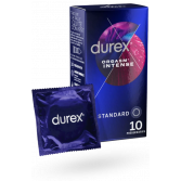 Durex Orgasm'Intense préservatifs avec gel stimulant vaginal - 10 préservatifs