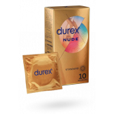 Durex Nude standard préservatifs sensation peau contre peau - 10 préservatifs