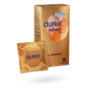 Durex Nude XL préservatifs larges sensations maximales - 8 préservatifs