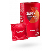 Durex Feeling XL préservatifs larges plus de sensations - 10 préservatifs