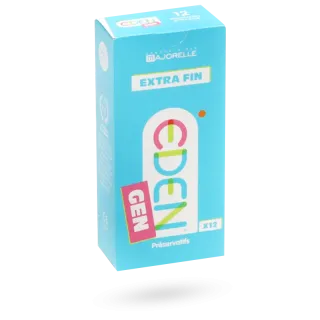 Eden Gen préservatifs extra fins 12 préservatifs