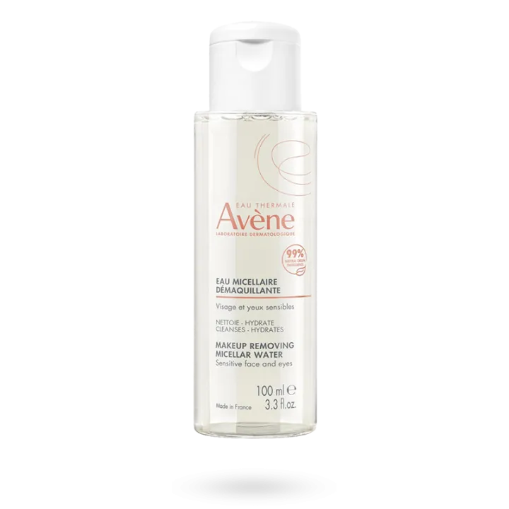 Eau micellaire démaquillante Avène visage et yeux sensibles 100, 200 et 400 ml