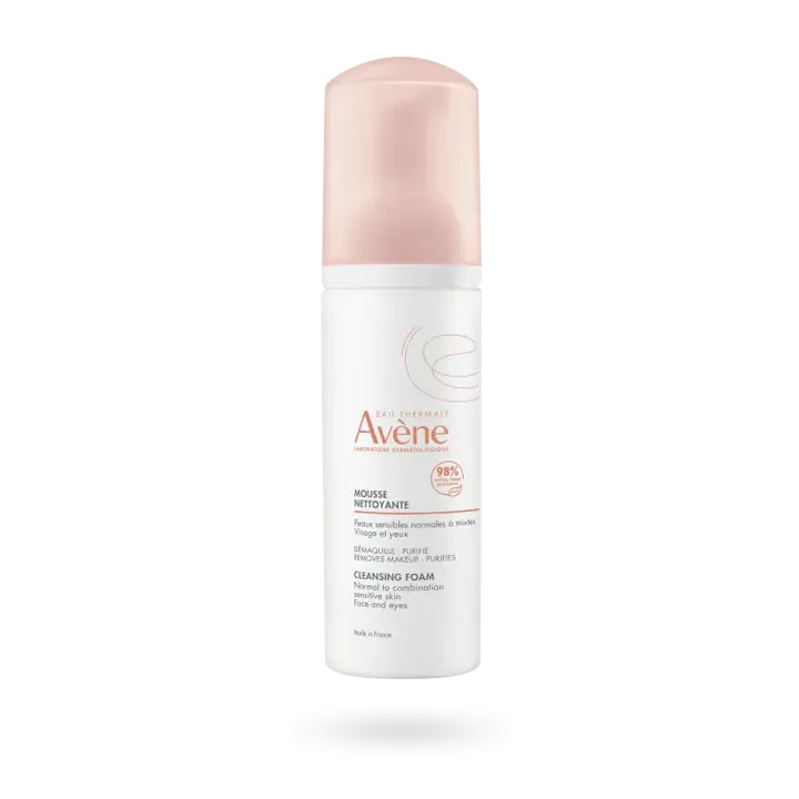Mousse nettoyante peaux sensibles Avène 150 ml
