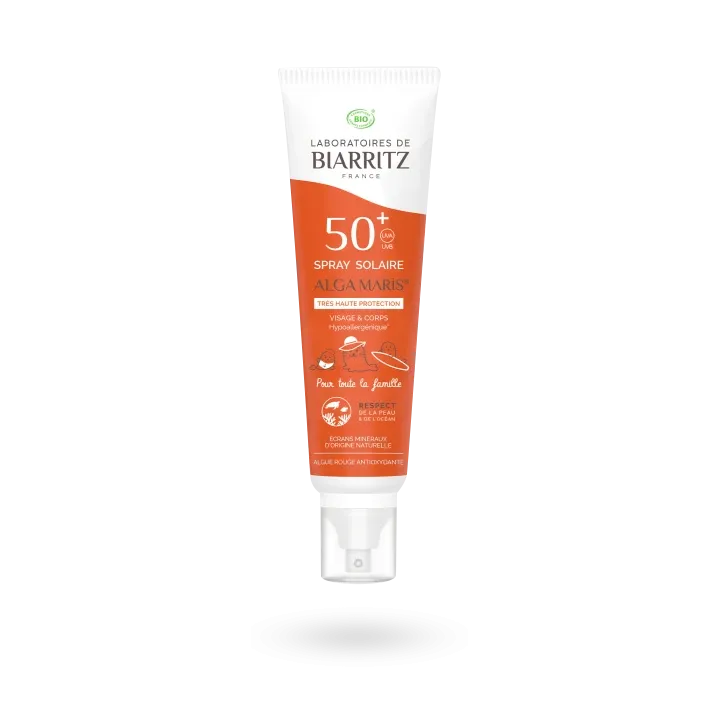 Spray solaire Alga Maris SPF 50+ BIO Biarritz 150 ml