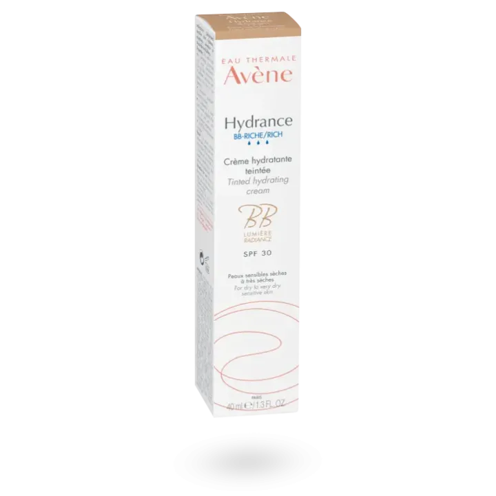 Hydrance BB Lumière crème riche hydratante teintée SPF 30 Avène 40 ml