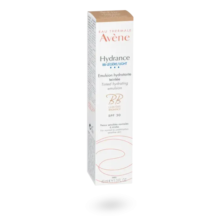 Hydrance BB Lumière émulsion légère hydratante teintée SPF 30 Avène 40 ml