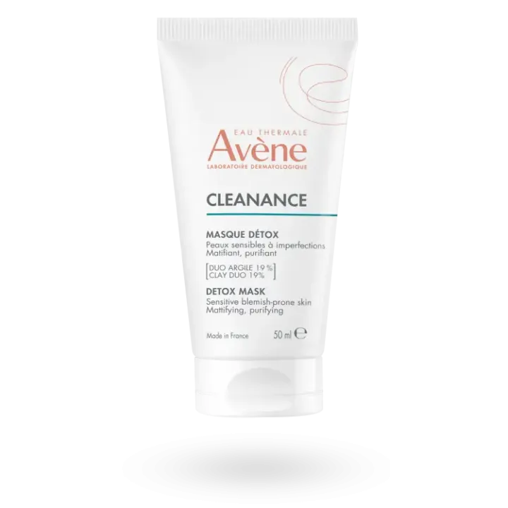 Avène Cleanance masque détox matifiant et hydratant 50 ml