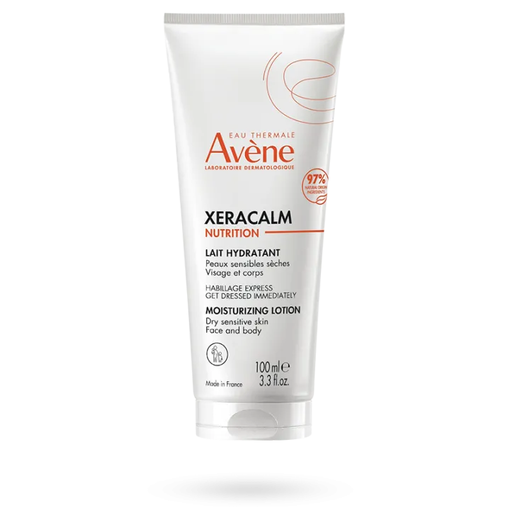 Avène Xéracalm Nutrition lait hydratant visage et corps peaux sensibles sèches