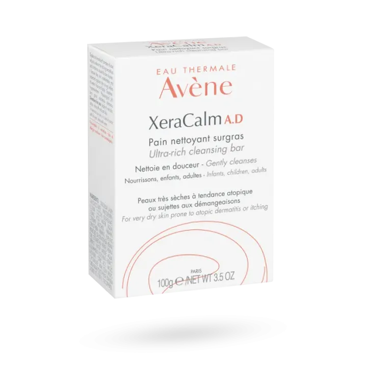 Avène Xéracalm A.D pain nettoyant surgras peaux très sèches à tendance atopique