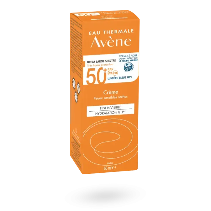 Crème solaire visage très haute protection SPF 50+ Avène 50 ml