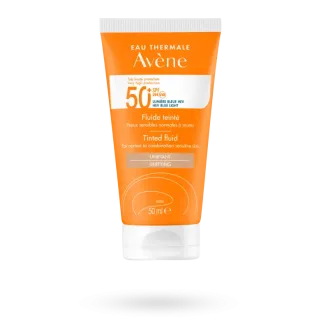 Fluide teinté solaire Avène SPF 50+ tube 50 ml