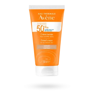 Crème teintée solaire Avène SPF 50+ tube 50 ml