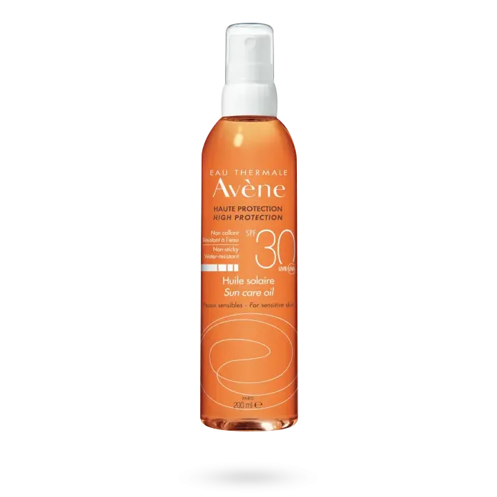 Huile solaire Avène peaux sensibles SPF 30 spray 200 ml