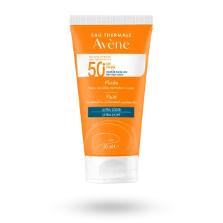 Fluide solaire Avène très haute protection SPF 50+ - Tube 50 ml