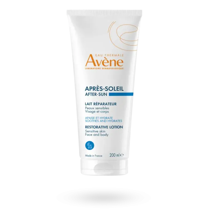 Gel lacté réparateur après-soleil Avène visage et corps