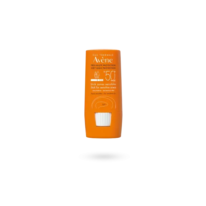 Stick solaire zones sensibles SPF 50+ Avène stick 8 g